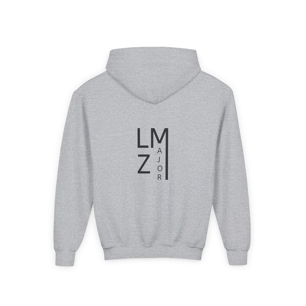 Youth Loewen Major Zone White, Blue, Grey Athletic Hoodie