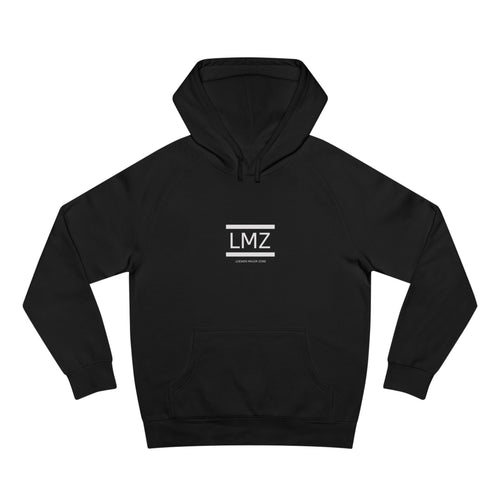 Black/White LMZ Unisex Comfort Hoodie