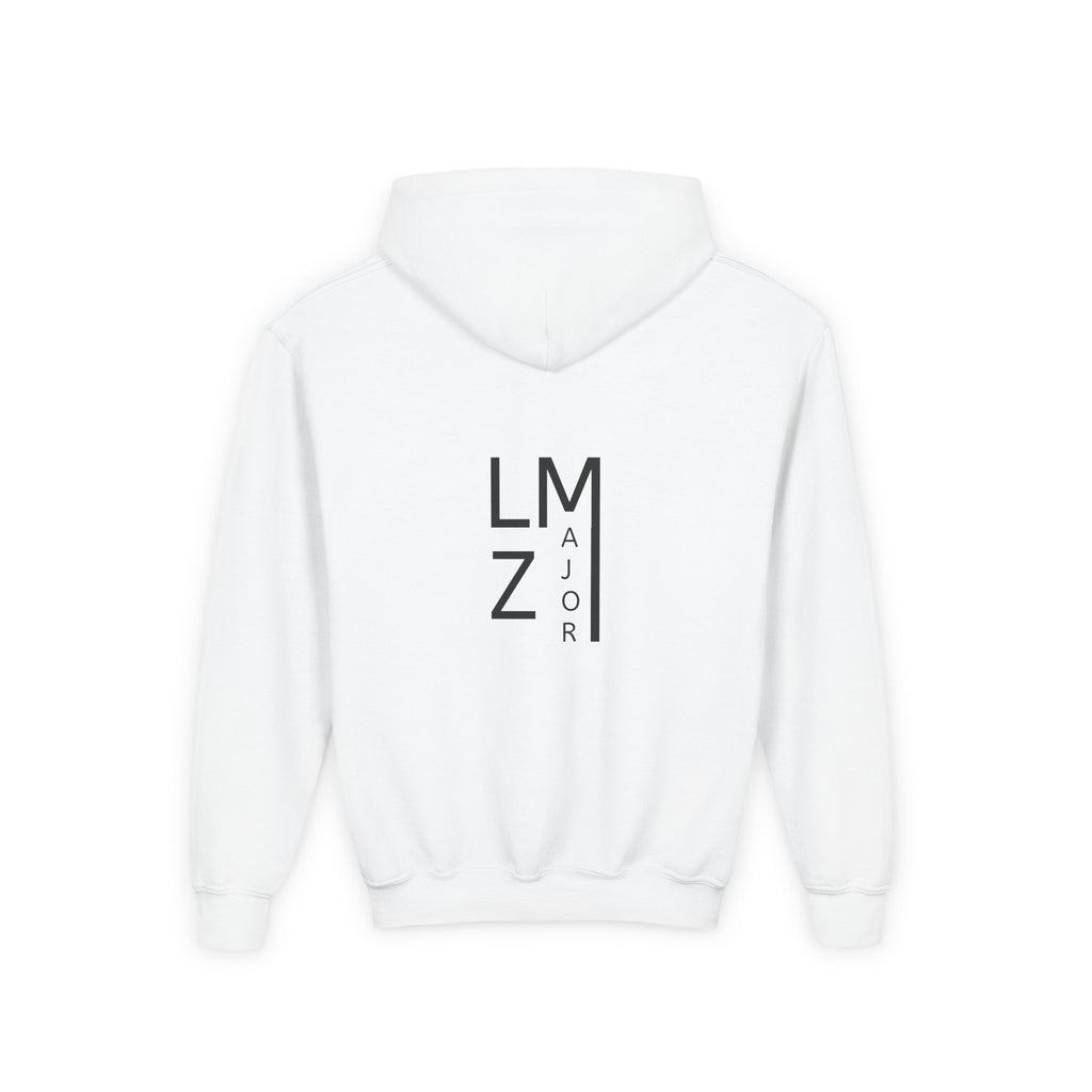 Youth Loewen Major Zone White, Blue, Grey Athletic Hoodie