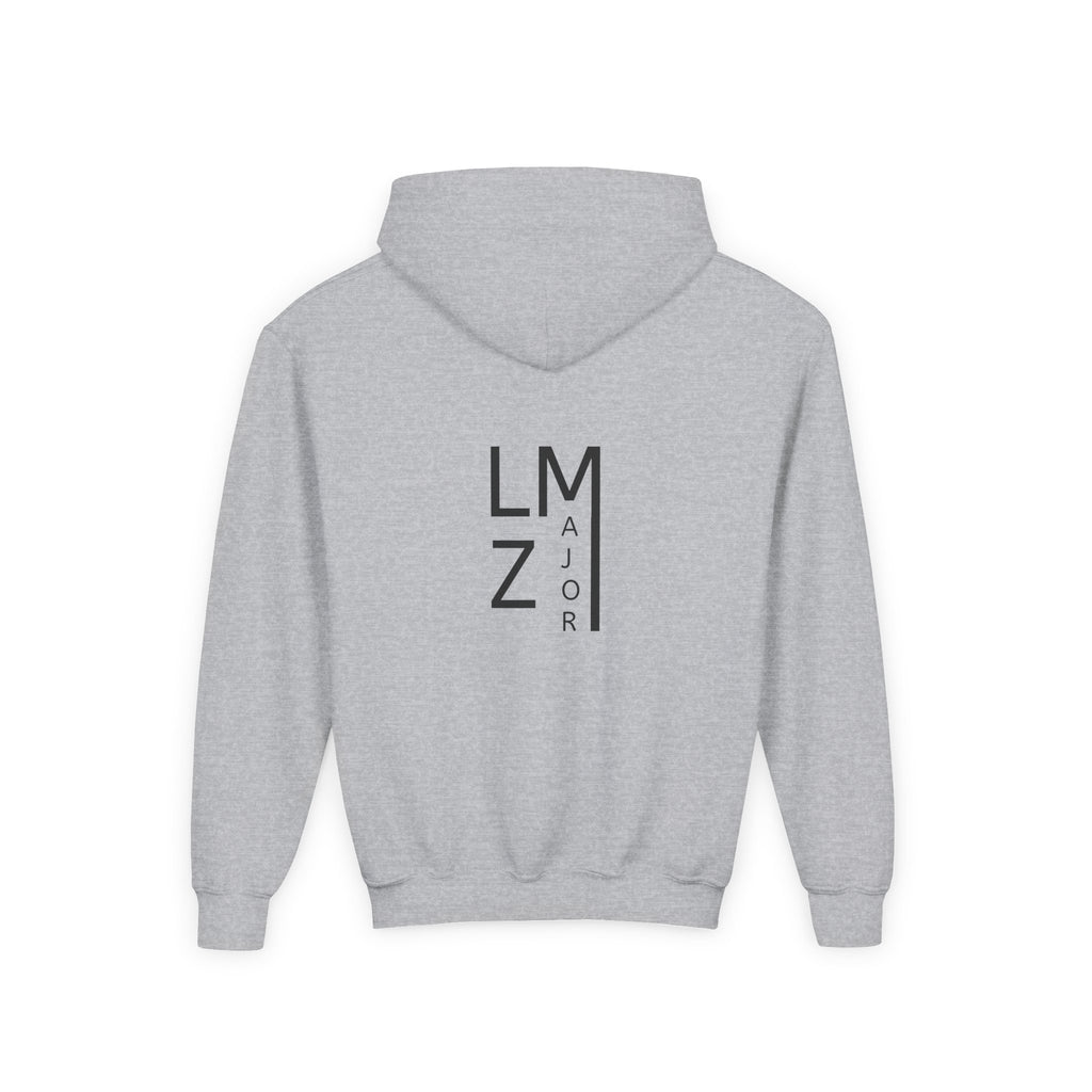 Youth Loewen Major Zone White, Blue, Grey Athletic Hoodie