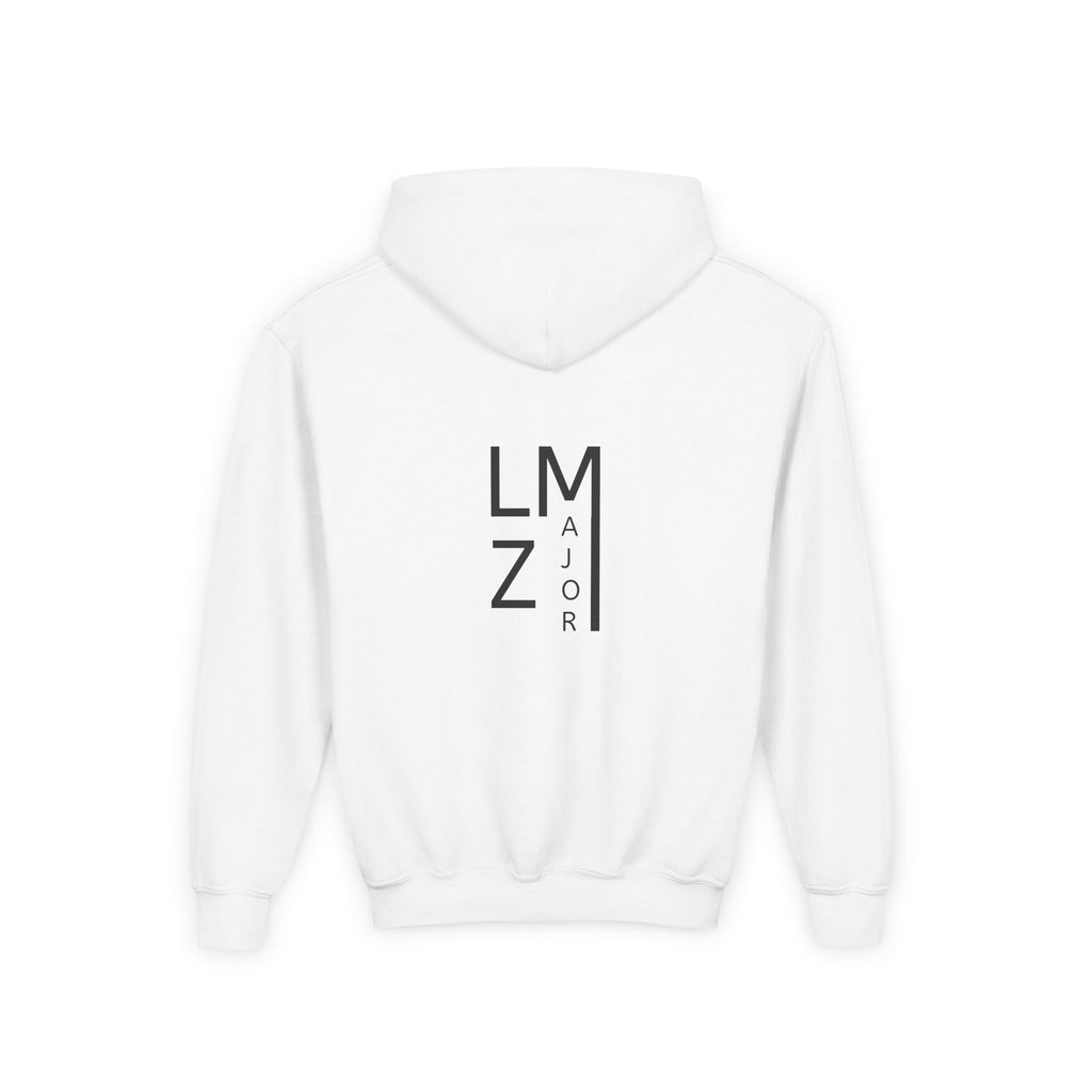 Youth Loewen Major Zone White, Blue, Grey Athletic Hoodie