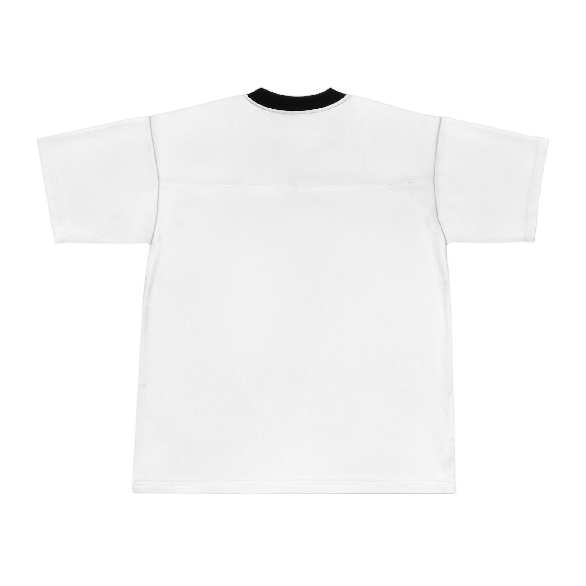LMZ Jersey Unisex All White Seam Black