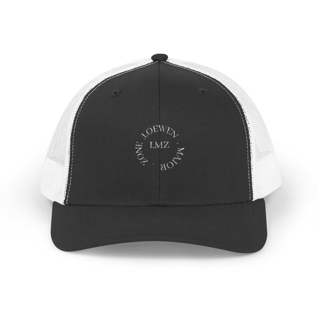 LMZ Full Circled Black/White Curved Cap