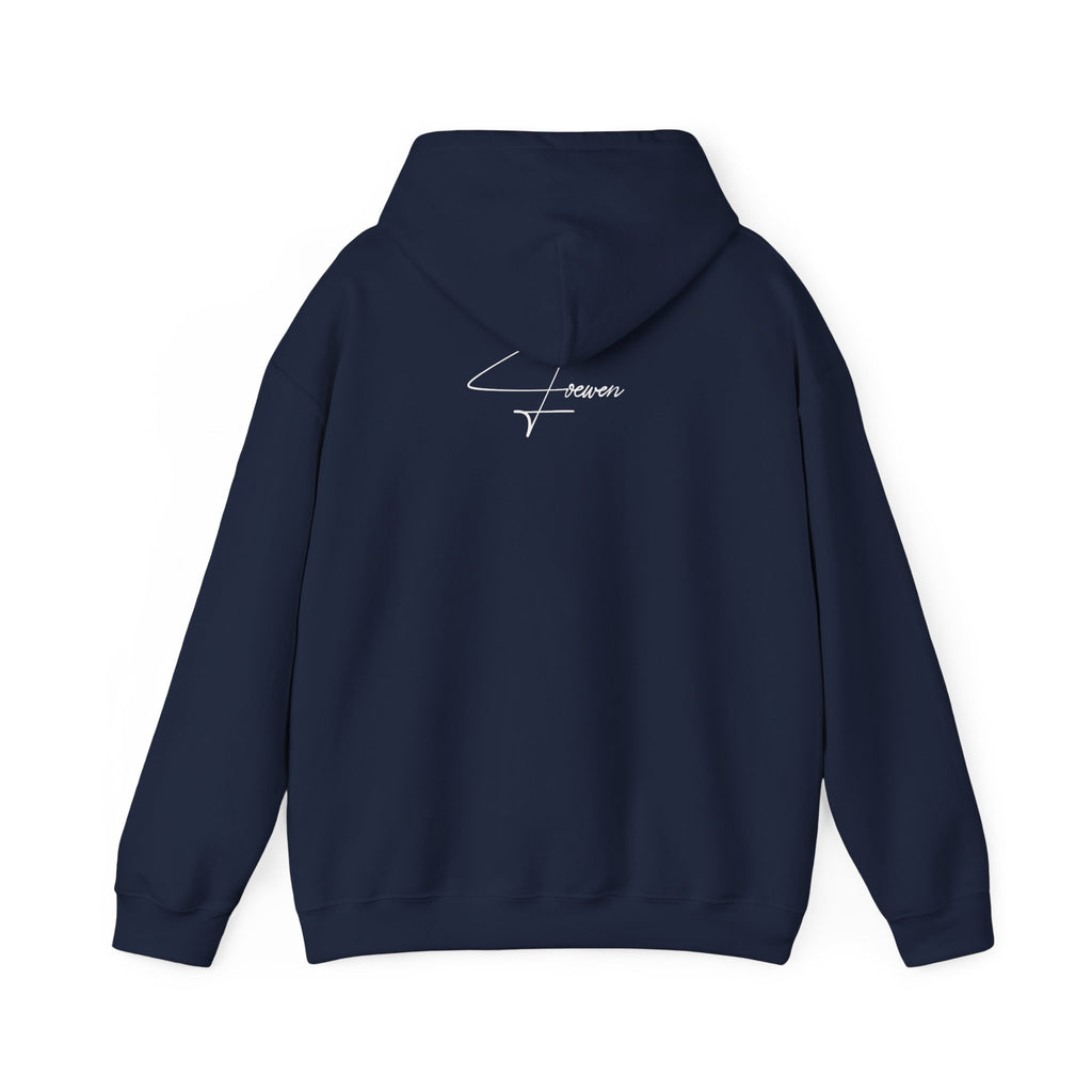 LMZ Navy Blue Cursive hoodie