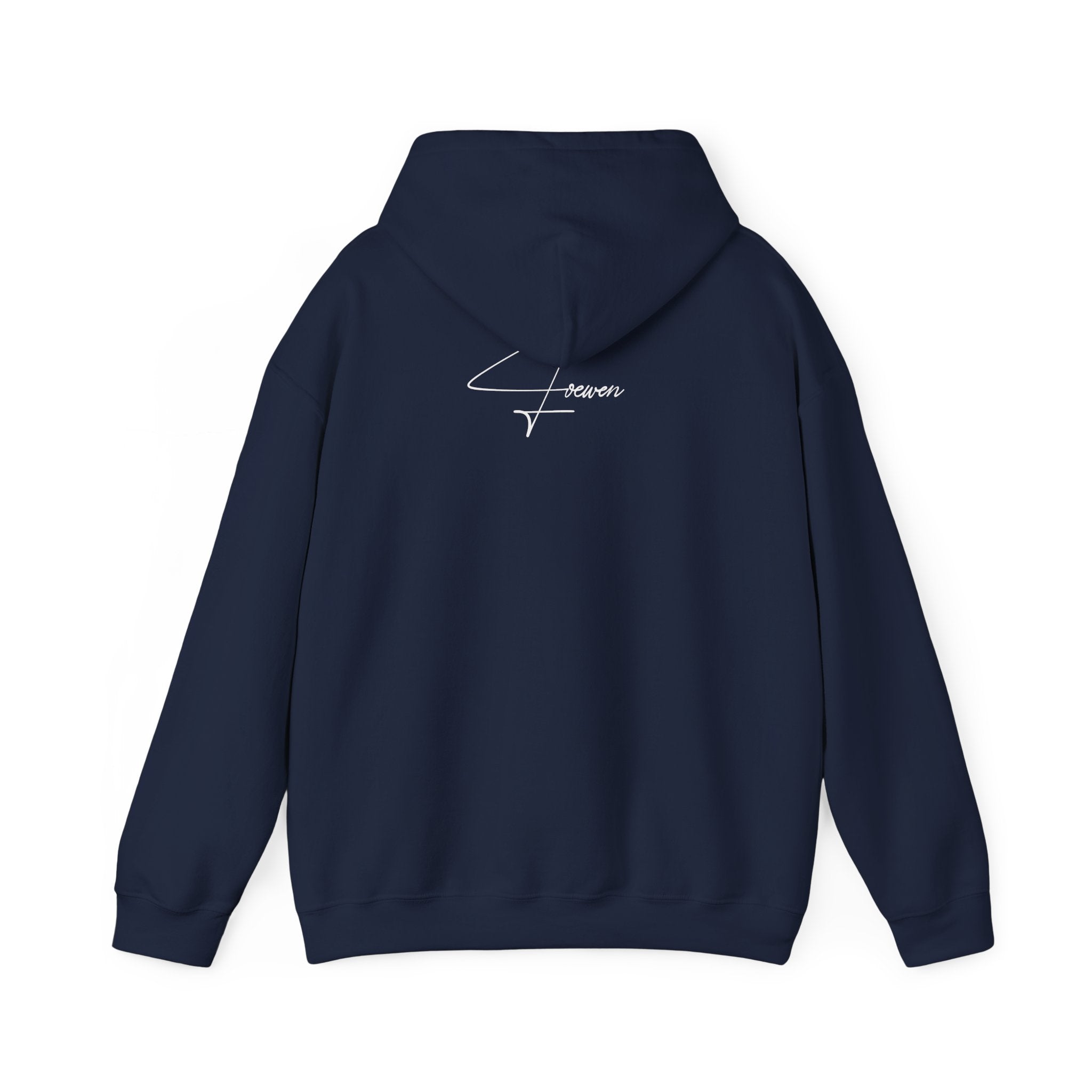LMZ Navy Blue Cursive hoodie